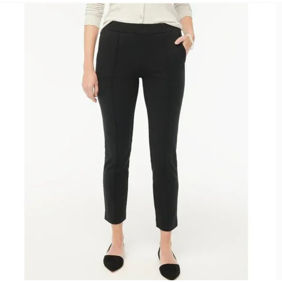 J Crew Pintuck Sweatpants XS XSP PXS Black NWT Trouser Pants BA559 J.Crew Comfy - Picture 1 of 4